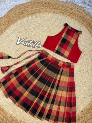 RED CHECKED COTTON