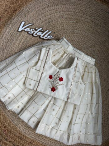 Ivory Kids Lehenga