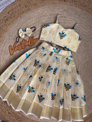 Honey Bee Kids Lehenga Set