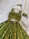 Royal Emerald Banarasi Lehenga